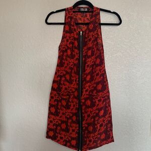 Vena Cava red and black tunic top size 2